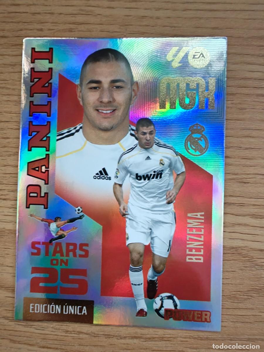 Coleccionismo deportivo: Benzema 441 P Megacracks 26 27 Stars on 25 Power Paralela Real Madrid 2026 2027