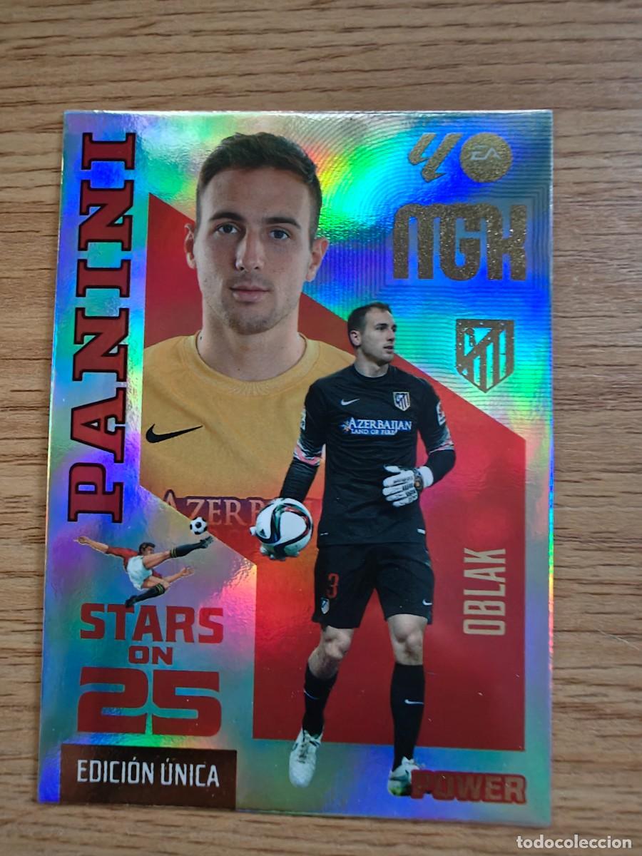 Coleccionismo deportivo: Oblak 447 P Megacracks 26 27 Stars on 25 Power Paralela Atl&eacute;tico de Madrid 2026 2027