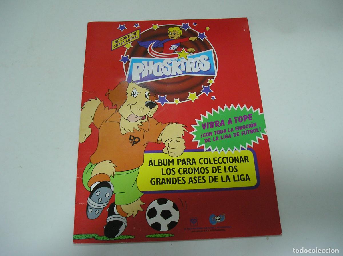 Coleccionismo deportivo: ALBUM FUTBOL GRANDE DE ASES DE LA LIGA 1992 CUADERNILLO CENTRAL PHOSKITOS. BUEN ESTADO VER FOTOS
