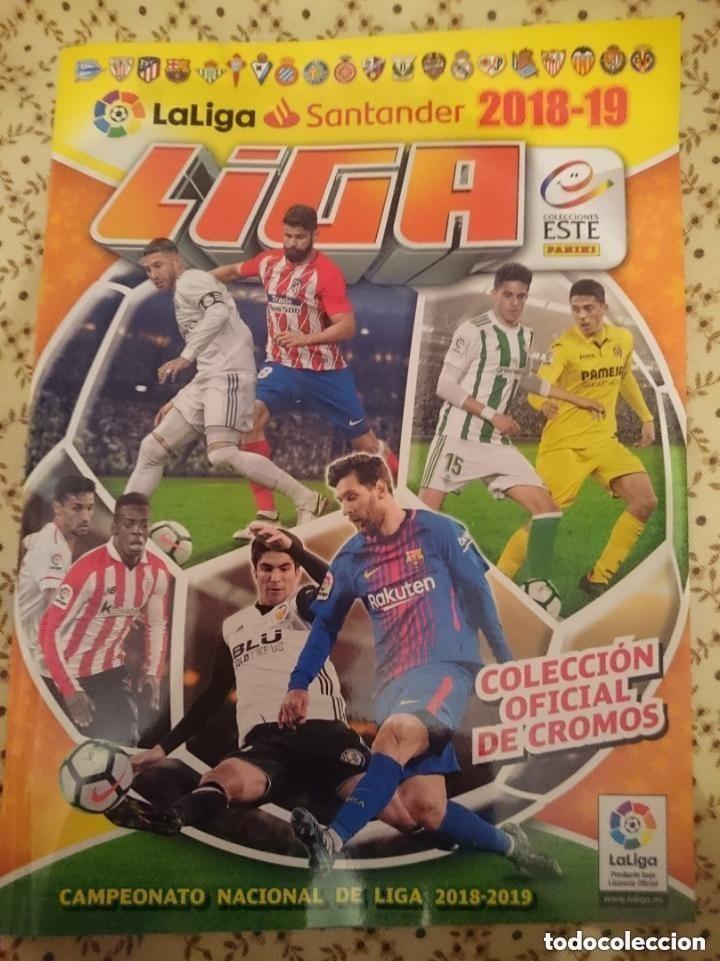 Coleccionismo deportivo: ALBUM INCOMPLETO - LIGA 2018 2019 - SOLO ALGUNOS CROMOS - VER FOTOS