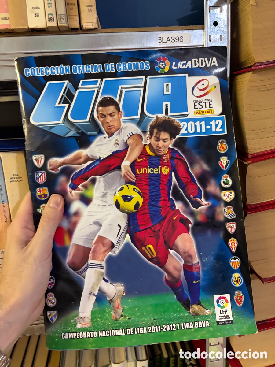 Coleccionismo deportivo: Blas96 &aacute;lbum de cromos incompleto f&uacute;tbol liga 2011-2012 oficial