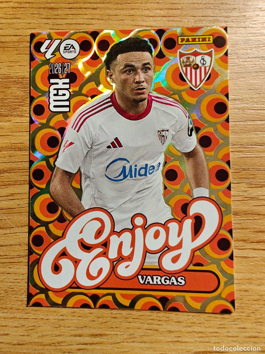 Coleccionismo deportivo: Vargas 387 Panini Megacracks 2026 2027 Sevilla FC 2026 2027
