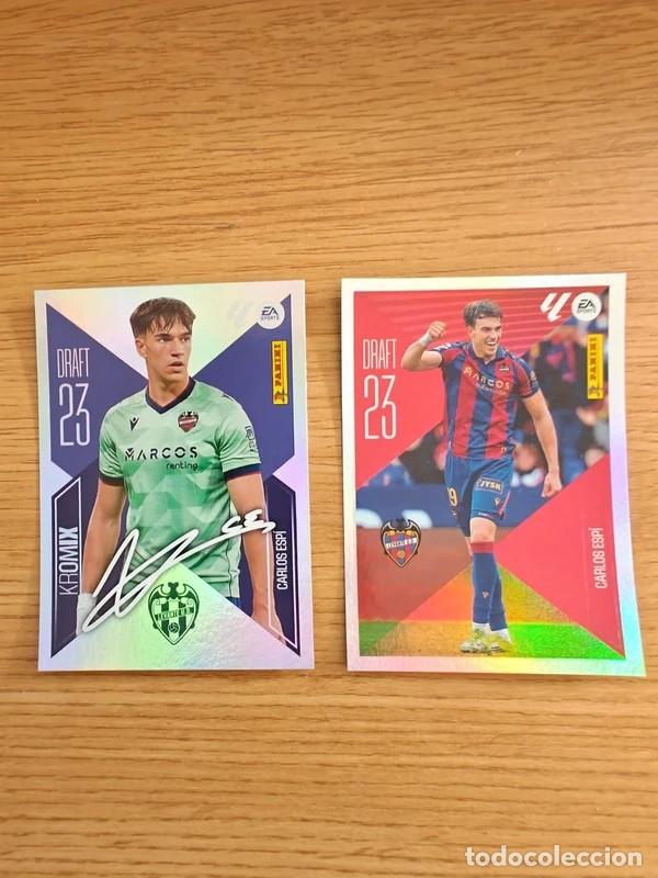 Coleccionismo deportivo: Lote Espi 4 K4 Liga Este 25 26 Levante Real Madrid Draft 23 Kromix Sticker 2025 2026