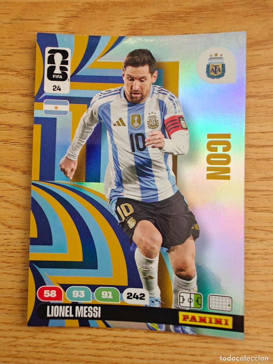 Coleccionismo deportivo: Messi 24 Panini FIFA World Cup 26 Argentina Mundial Adrenalyn XL 2026