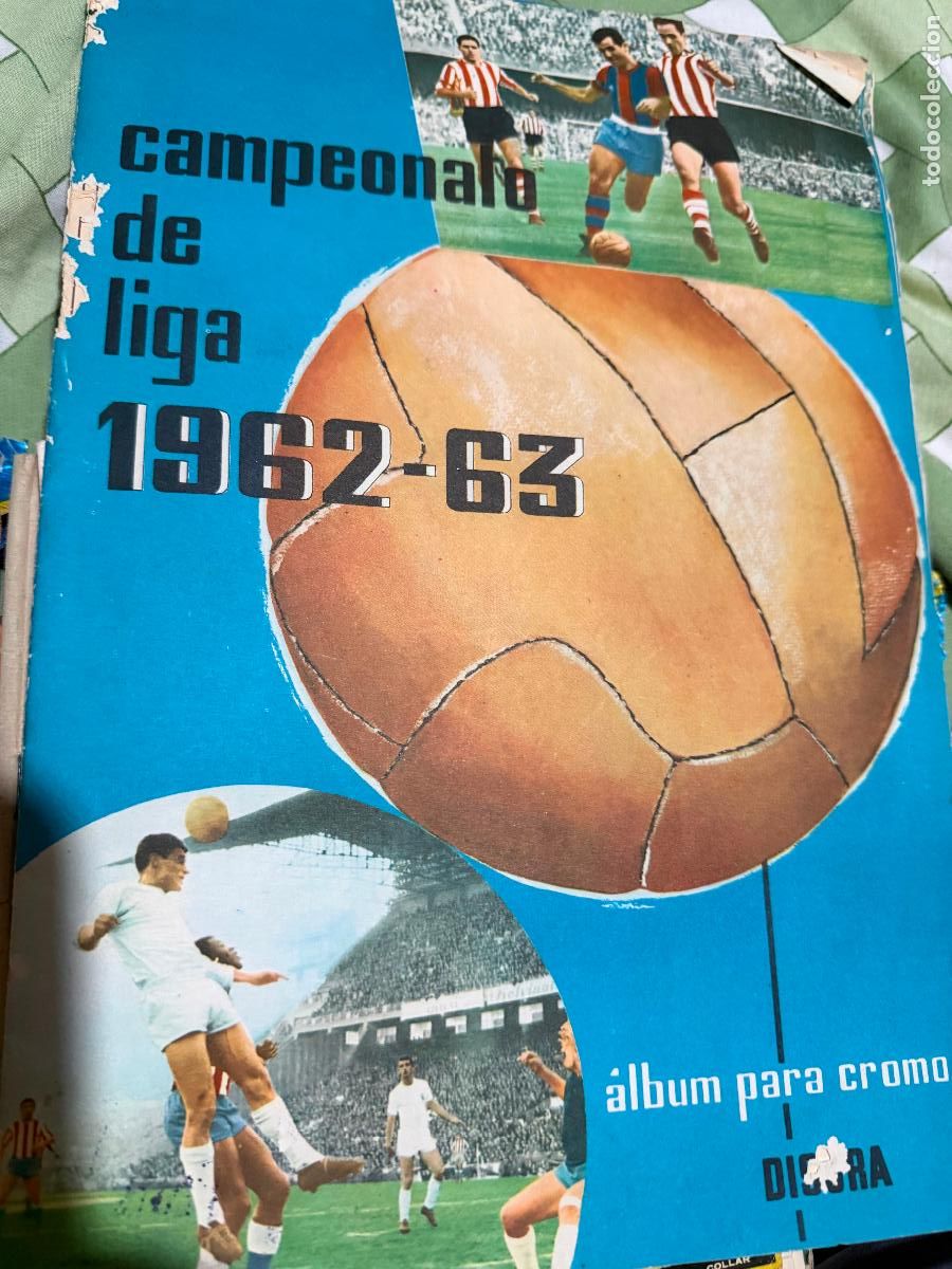 Coleccionismo deportivo: &Aacute;lbum f&uacute;tbol n3 liga 62/63 disgra