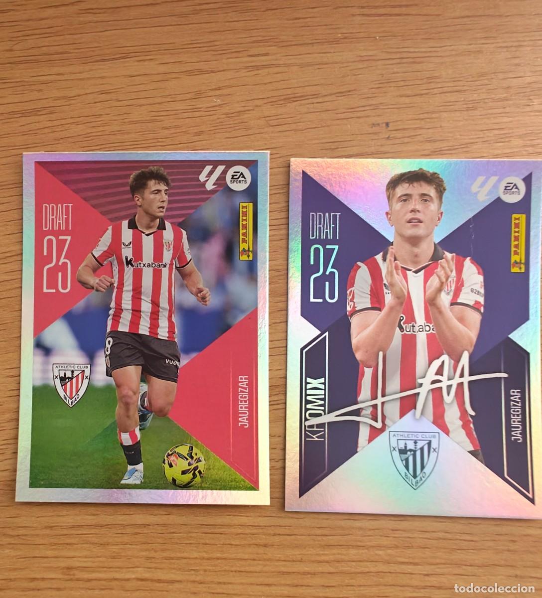 Coleccionismo deportivo: Lote Jauregizar K11 Liga Este 26 27 Athletic Club Draft 23 Kromix Sticker 2026 2027