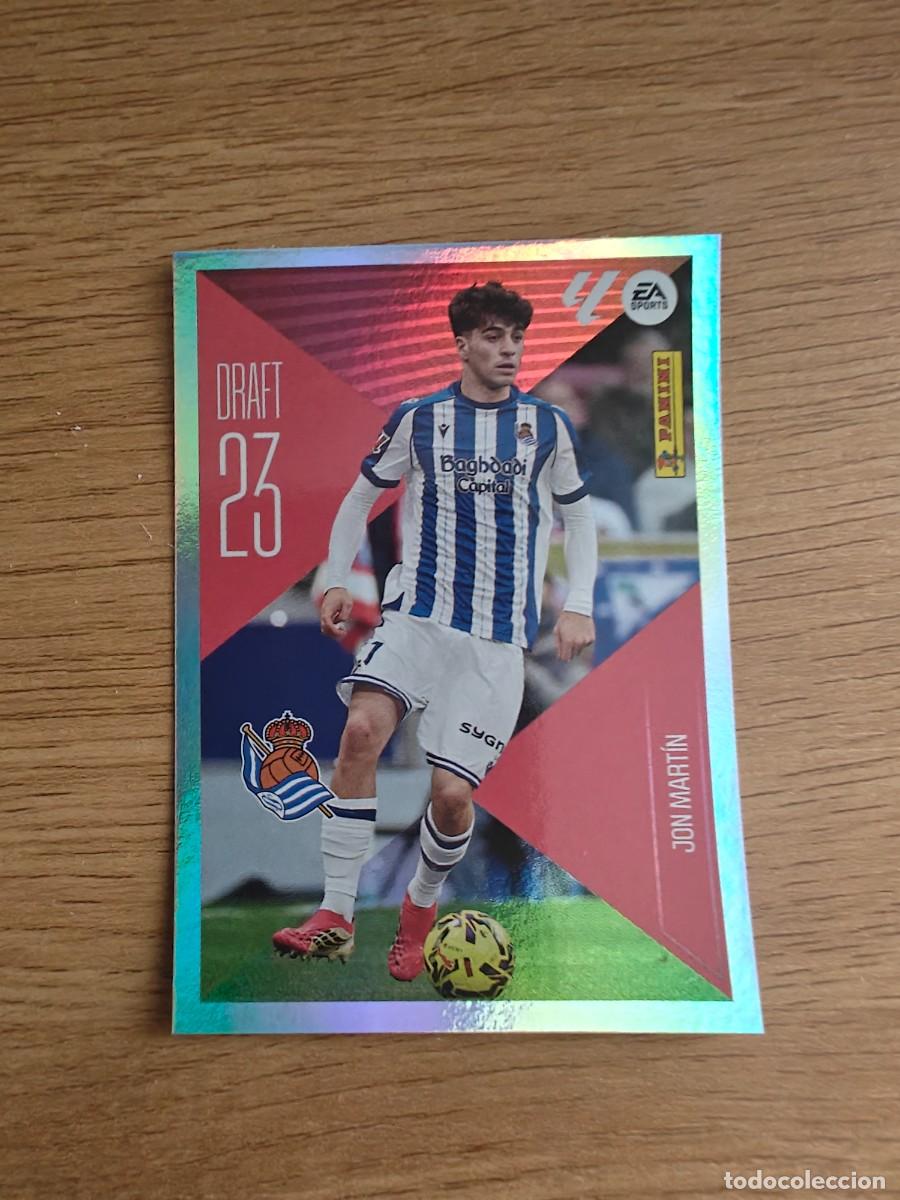 Coleccionismo deportivo: Jon Mart&iacute;n Liga Este 26 27 Real Sociedad Draft 23 Sticker 2026 2027