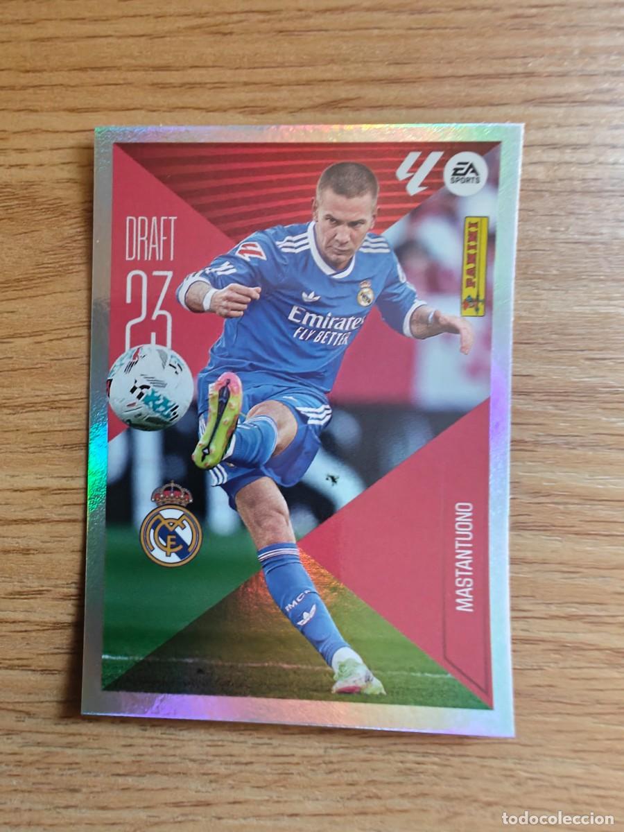 Coleccionismo deportivo: Mastantuono Liga Este 26 27 Real Madrid Draft 23 Sticker 2026 2027