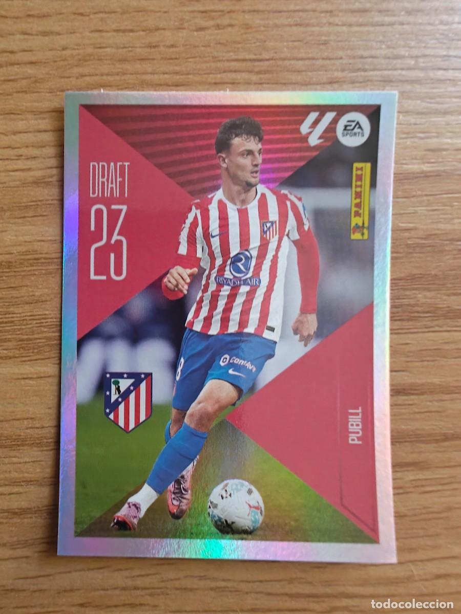 Coleccionismo deportivo: Pubill Liga Este 26 27 Atl&eacute;tico de Madrid Draft 23 Sticker 2026 2027