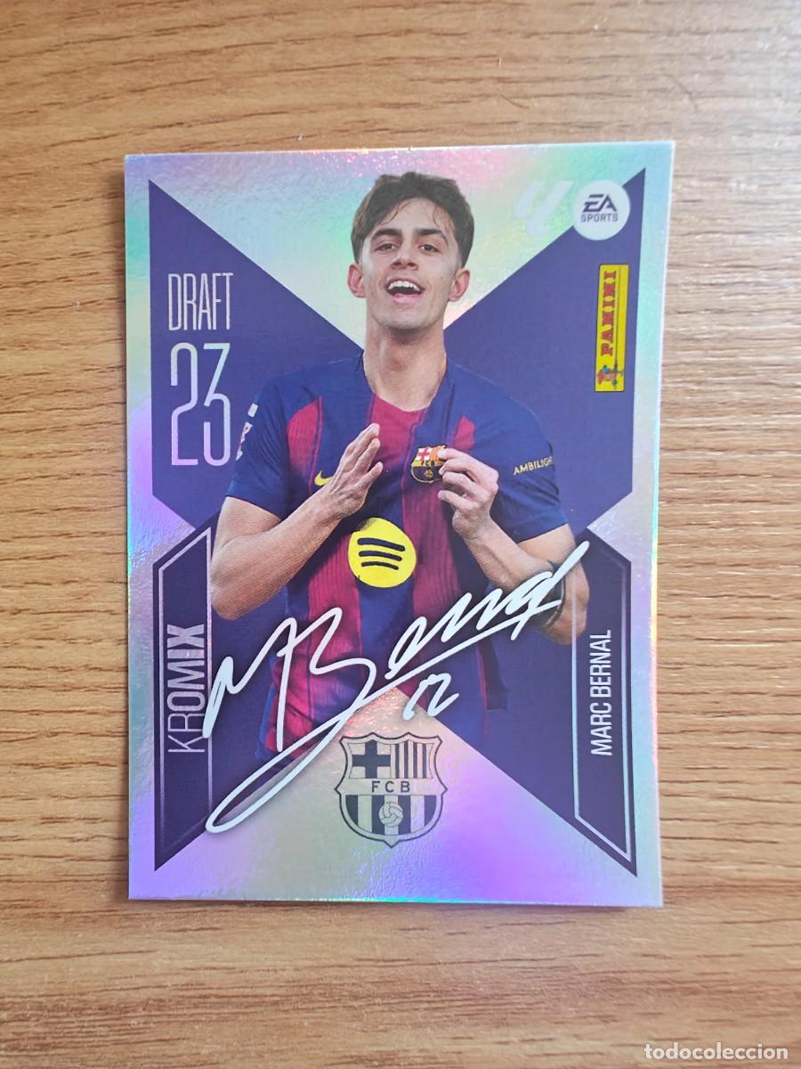 Coleccionismo deportivo: Marc Bernal K15 Liga Este 26 27 FC Barcelona Draft 23 Kromix Sticker 2026 2027