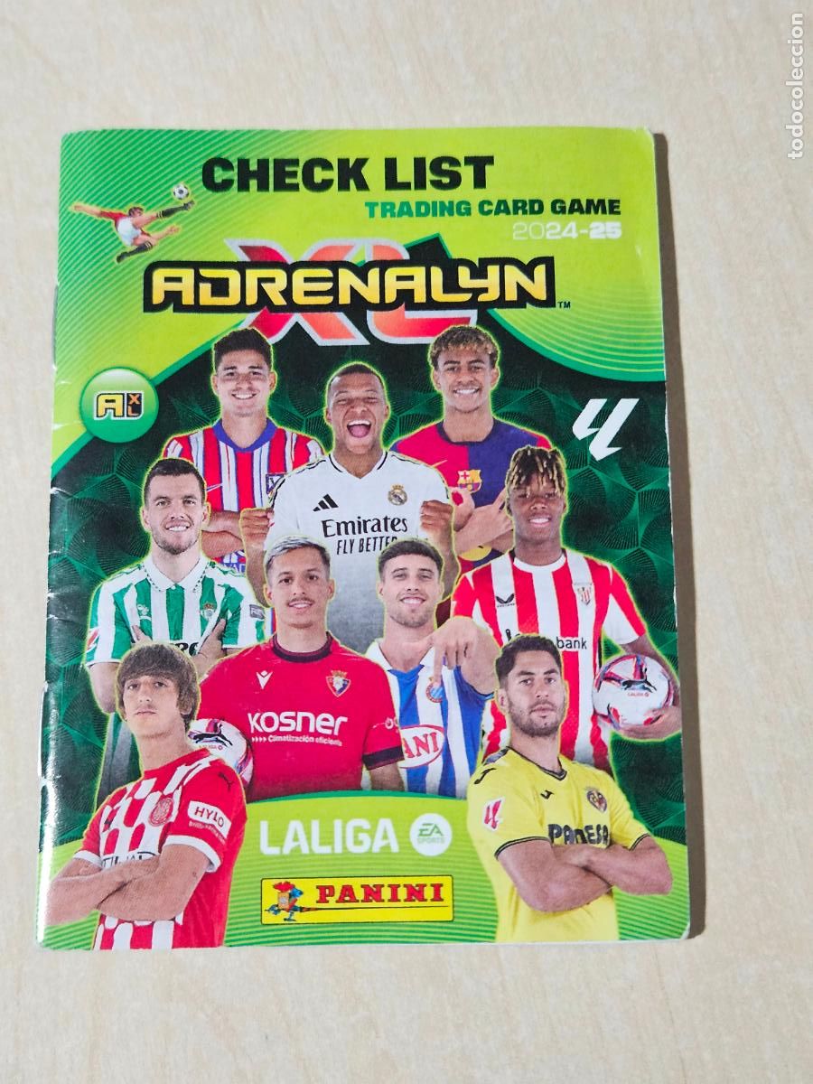 Coleccionismo deportivo: Check-list ADRENALYN 2024 25 - VER ANUNCIO Y FOTOS