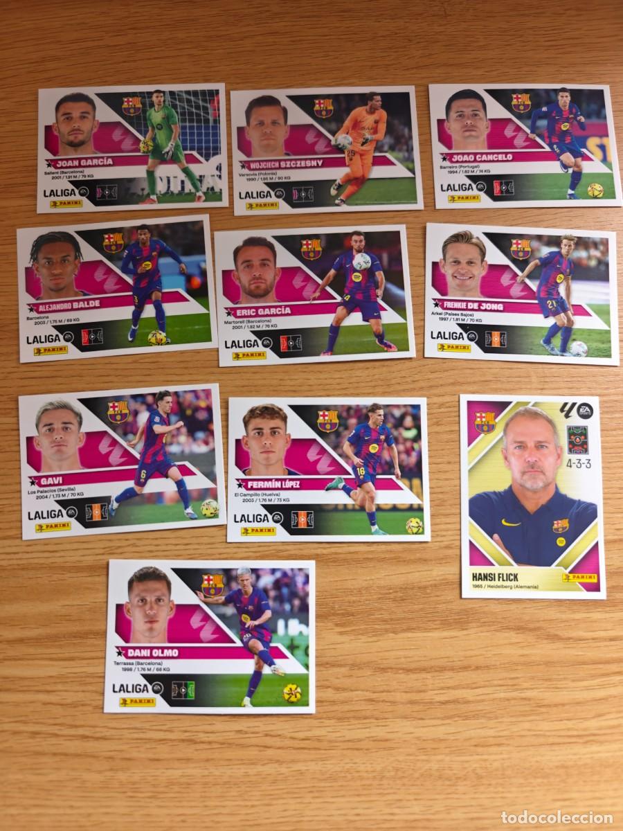 Coleccionismo deportivo: Lote 10 Cromos Liga Este 26 27 FC Barcelona 2026 2027