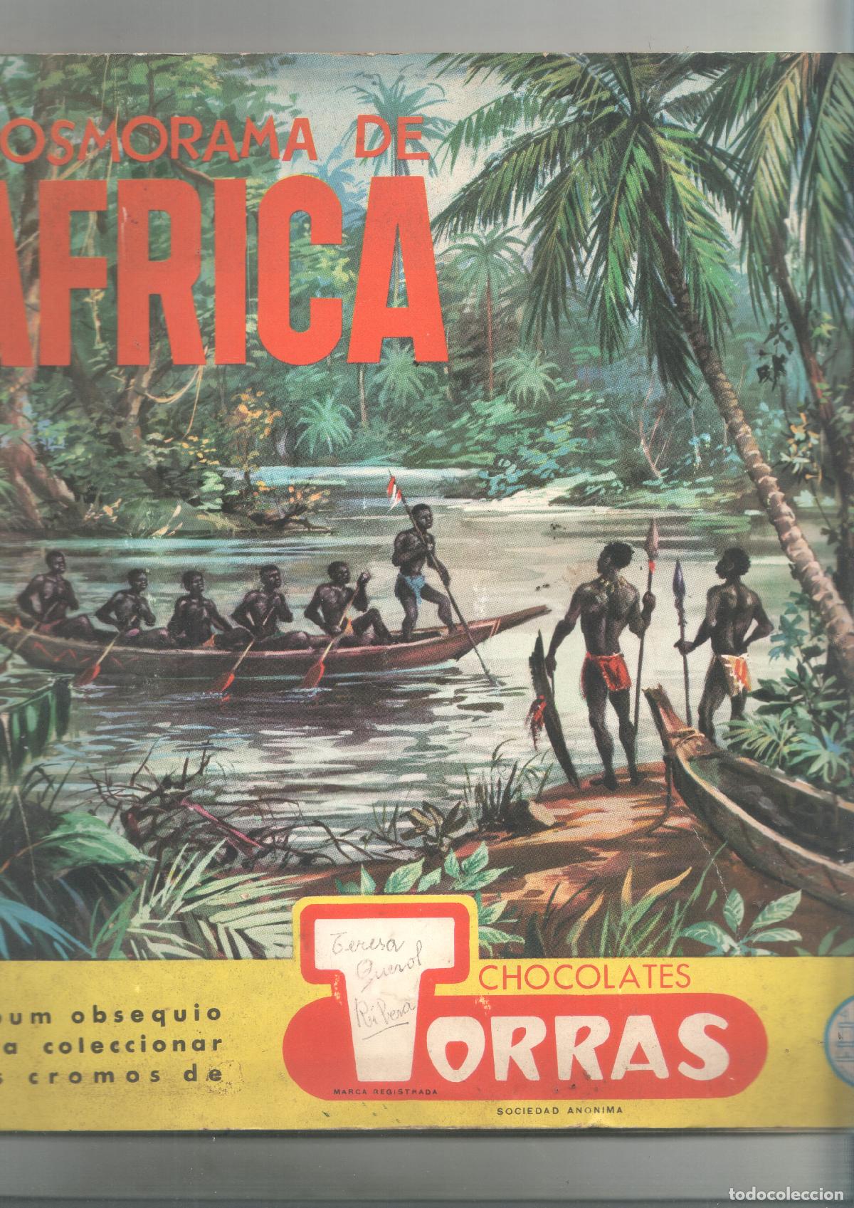 Coleccionismo deportivo: Album cromos : Cosmorama de AFRICA, lleva todos los 230 cromos - varios