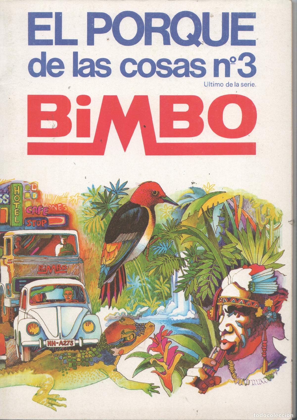 Coleccionismo deportivo: Album cromos Bimbo: el porque de las cosas numero 3, NO LLEVA NINGUN COMO - varios