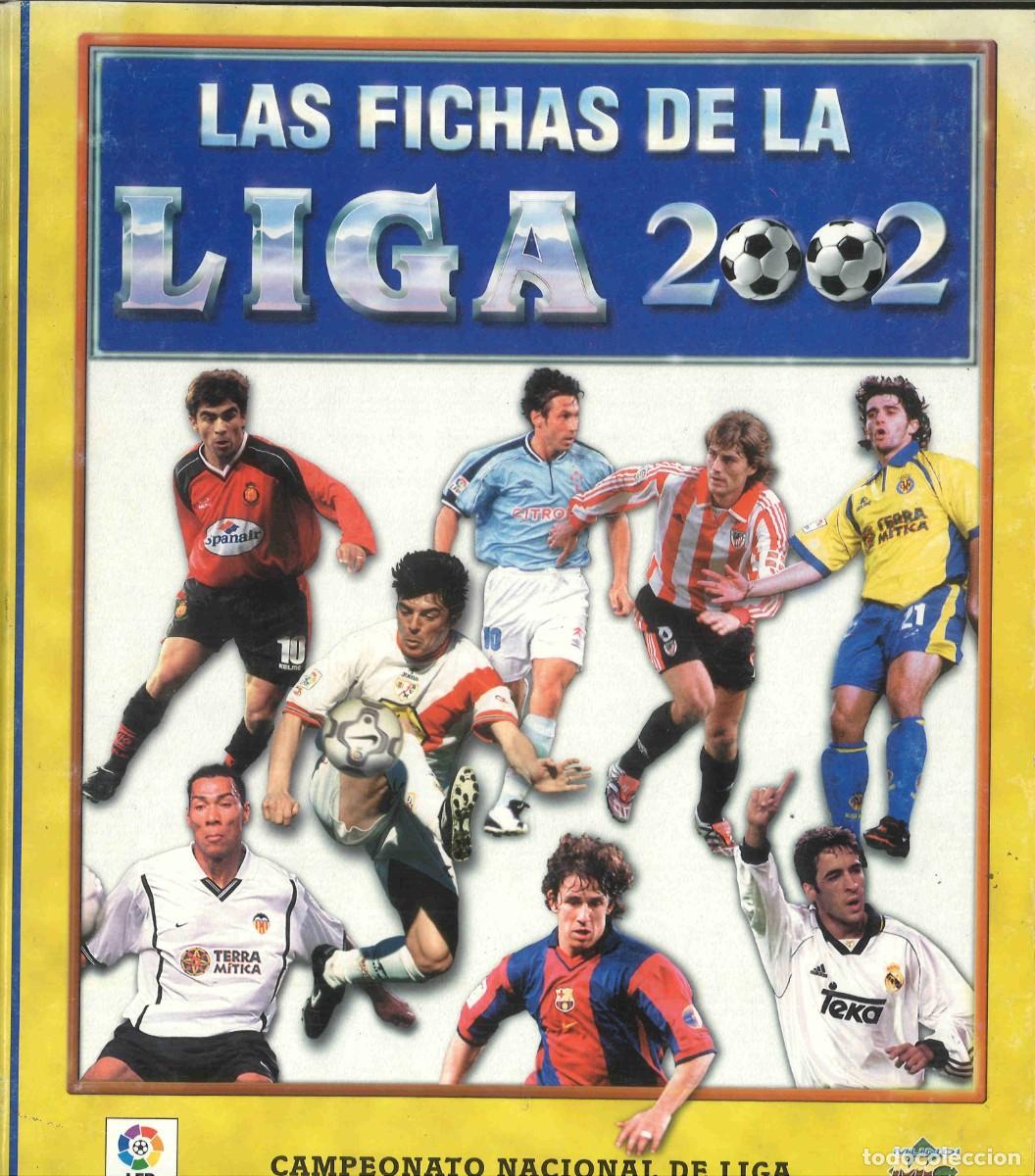 Coleccionismo deportivo: Album Las fichas de la Liga 2002 con 112 cromos diferentes