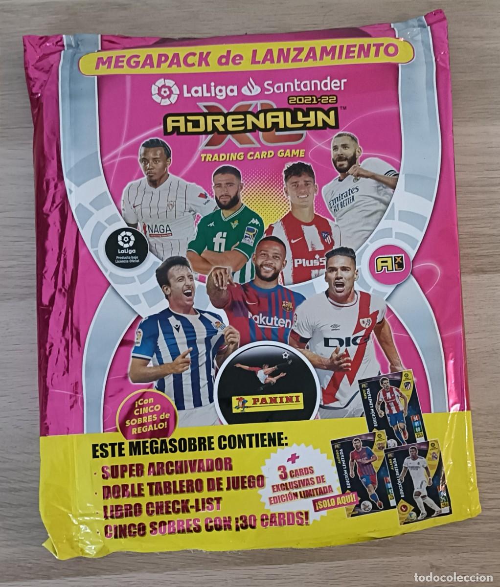 Coleccionismo deportivo: ADRENALYN XL LIGA 2021 2022 Megapack de Lanzamiento, Precintado, Archivador, Sobres etc PANINI