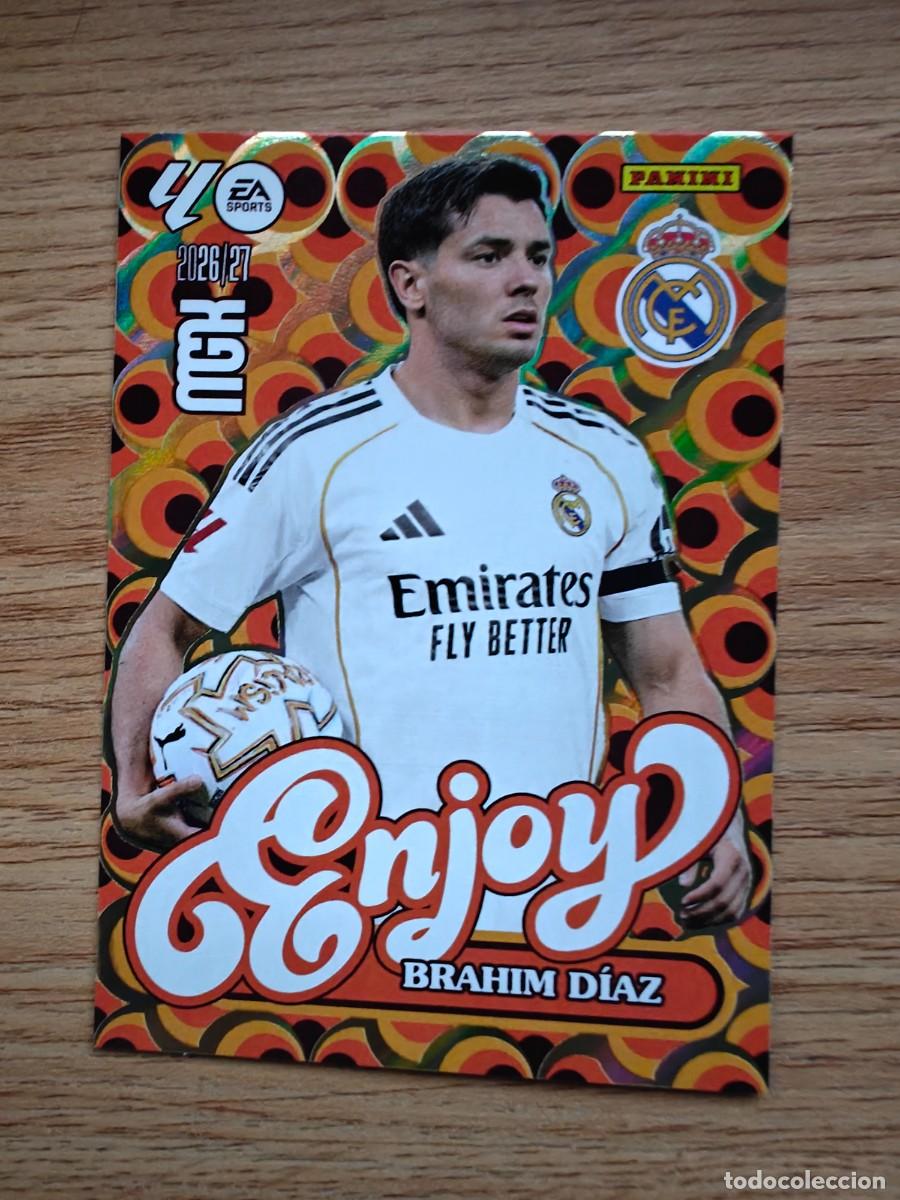 Coleccionismo deportivo: Brahim D&iacute;az 380 Enjoy Panini Megacracks 2026 2027 Real Madrid 2026 2027