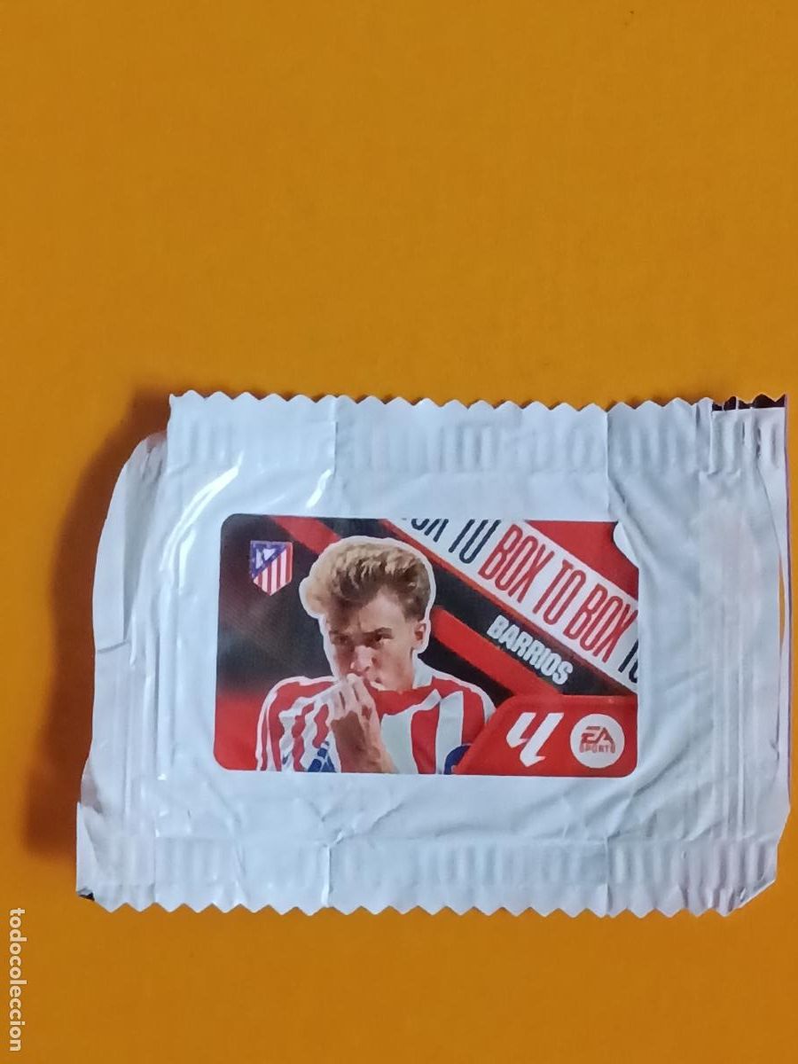 Coleccionismo deportivo: BARRIOS. BOX TO BOX. ATL&Eacute;TICO DE MADRID. CHICLE LIGA ESTE 2026-27. PANINI