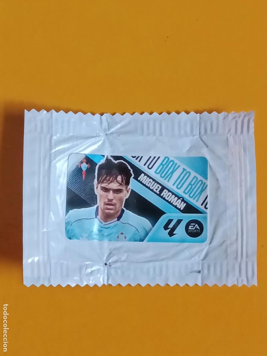 Coleccionismo deportivo: MIGUEL ROM&Aacute;N. BOX TO BOX. RC CELTA DE VIGO. CHICLE LIGA ESTE 2026-27. PANINI