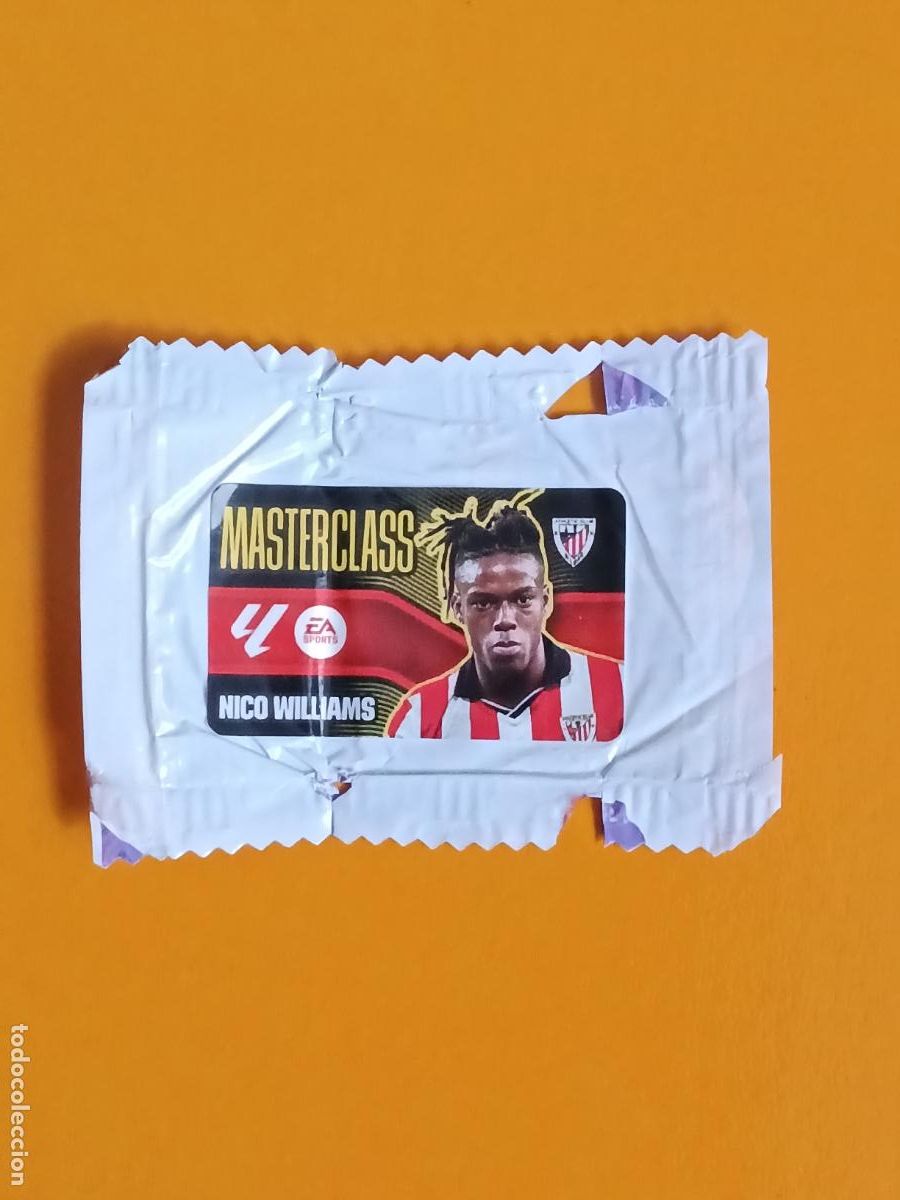 Coleccionismo deportivo: NICO WILLIAMS. M&Aacute;STERCLASS. ATHLETIC CLUB BILBAO. CHICLE LIGA ESTE 2026-27. PANINI