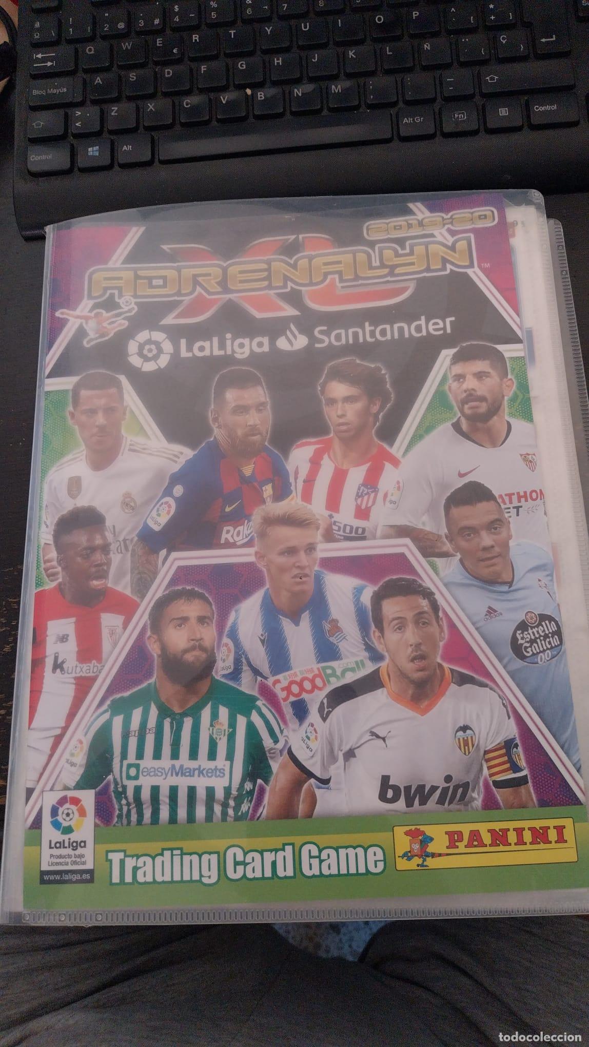Coleccionismo deportivo: LA LIGA ADRENALYN 2019 2020 19 20. ALBUM INCOMPLETO INCLUYE MESSI Y DEMBELE