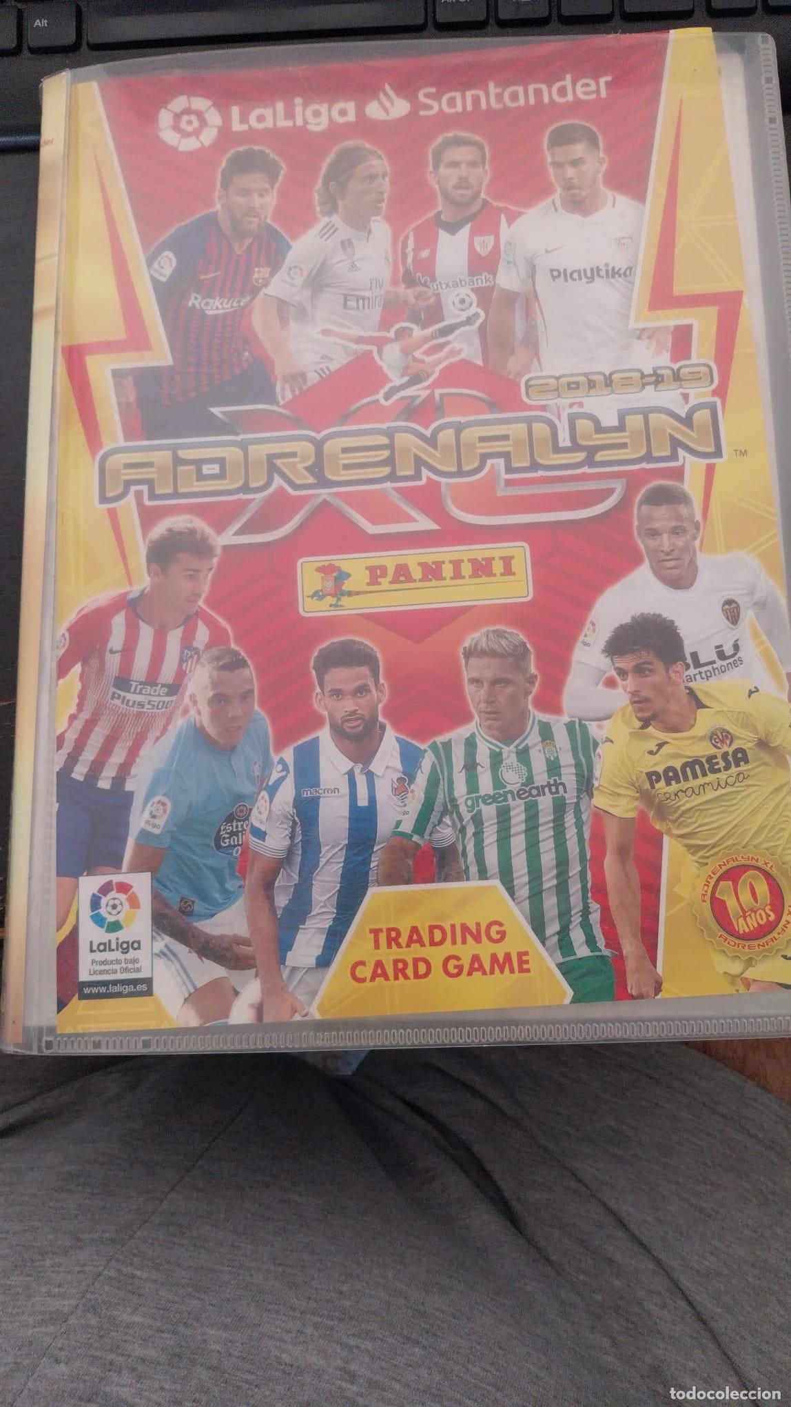 Coleccionismo deportivo: LA LIGA ADRENALYN 2018 2019 18 19 ALBUM INCOMPLETO CON BASTANTES CROMOS