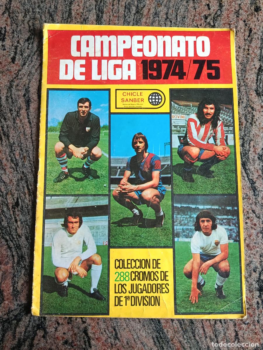 Coleccionismo deportivo: ALBUM ESTE LIGA F&Uacute;TBOL 74-75. CHICLE SAMBER.VACIO PLANCHA 1974-1975 NUNCA HA TENIDO CROMOS PEGADOS
