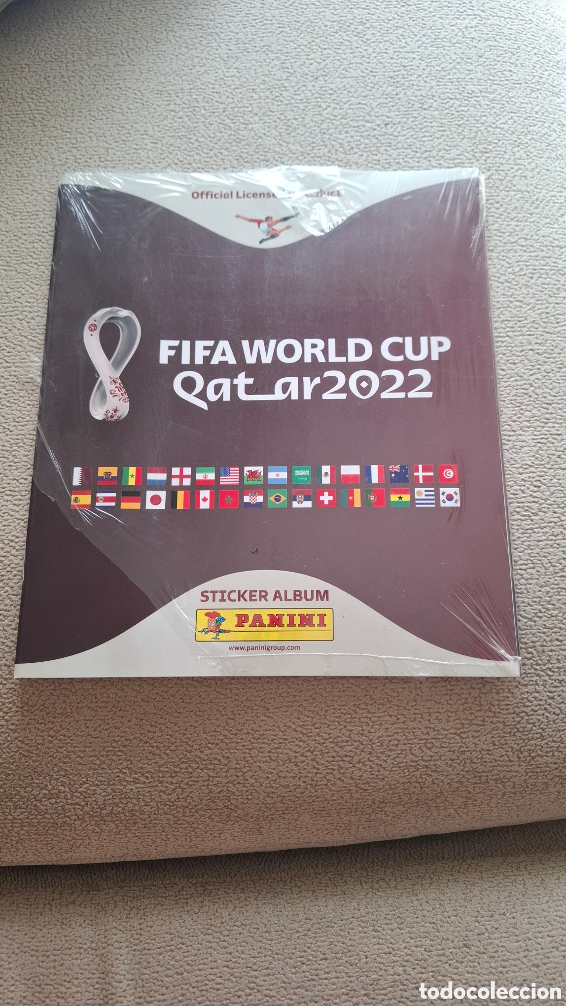 Coleccionismo deportivo: ALBUM VAC&Iacute;O CROMO STICKER FUTBOL MUNDIAL 2022 WORLD CUP QATAR PANINI