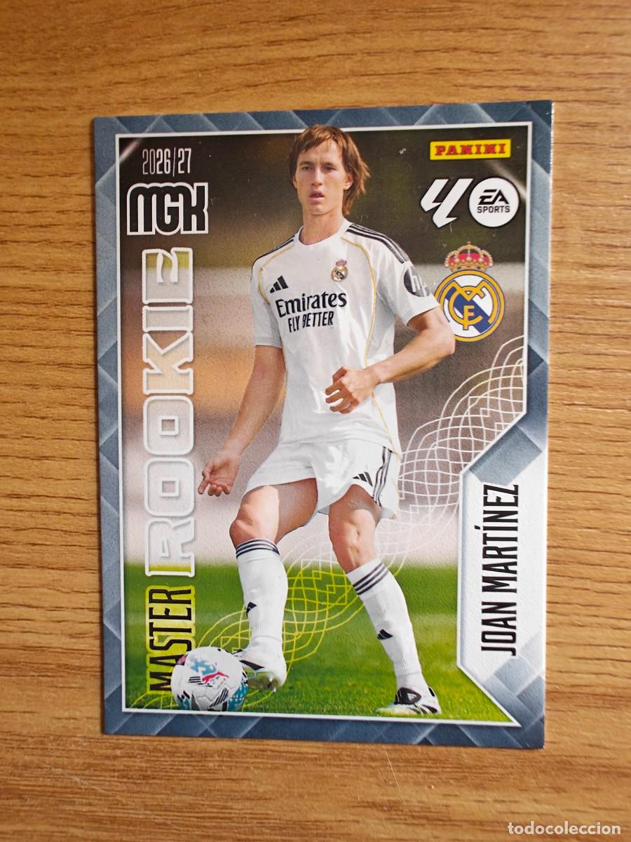 Coleccionismo deportivo: Joan Mart&iacute;nez 413 Master Rookie Megacracks 26 27 Real Madrid 2026 2027