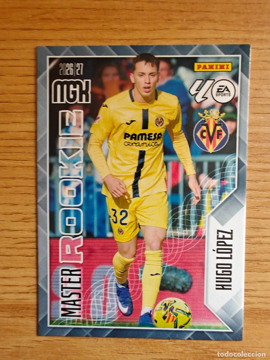 Coleccionismo deportivo: Hugo L&oacute;pez 412 Master Rookie Megacracks 26 27 Villarreal CF 2026 2027