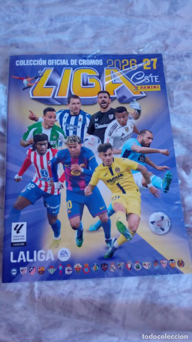 Coleccionismo deportivo: Album Liga Este 2026-2027 Panini + 23 Cromos + 2 Cromos Especiales Fantasy Draft 23
