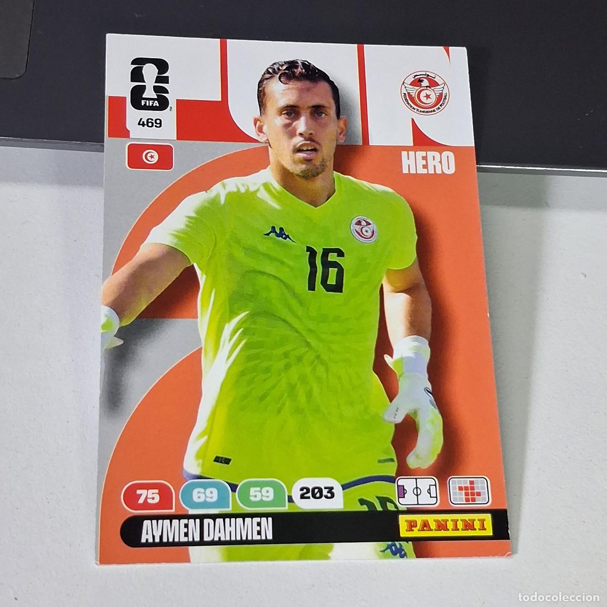 Coleccionismo deportivo: B55 469 AYMEN DAHMEN T&Uacute;NEZ TUNISIA HERO PANINI ADRENALYN FIFA WORLD CUP 26 2026 CARD