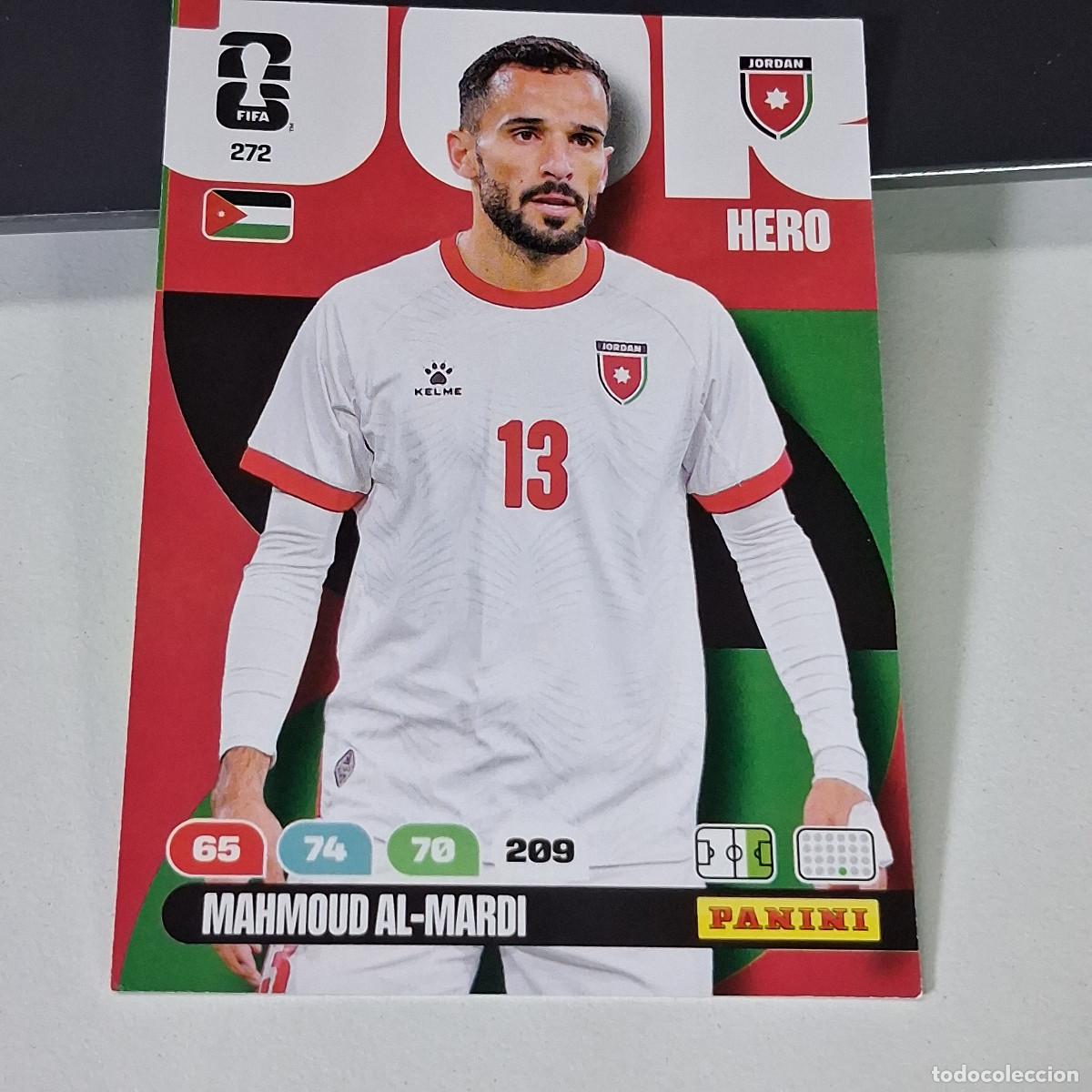 Coleccionismo deportivo: B55 272 MAHMOUD AL-MARDI JORDANIA HERO PANINI ADRENALYN FIFA WORLD CUP 26 2026 CARD