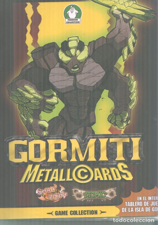 Coleccionismo deportivo: Cromos GORMITI METALLCARDS carpeta vacia -