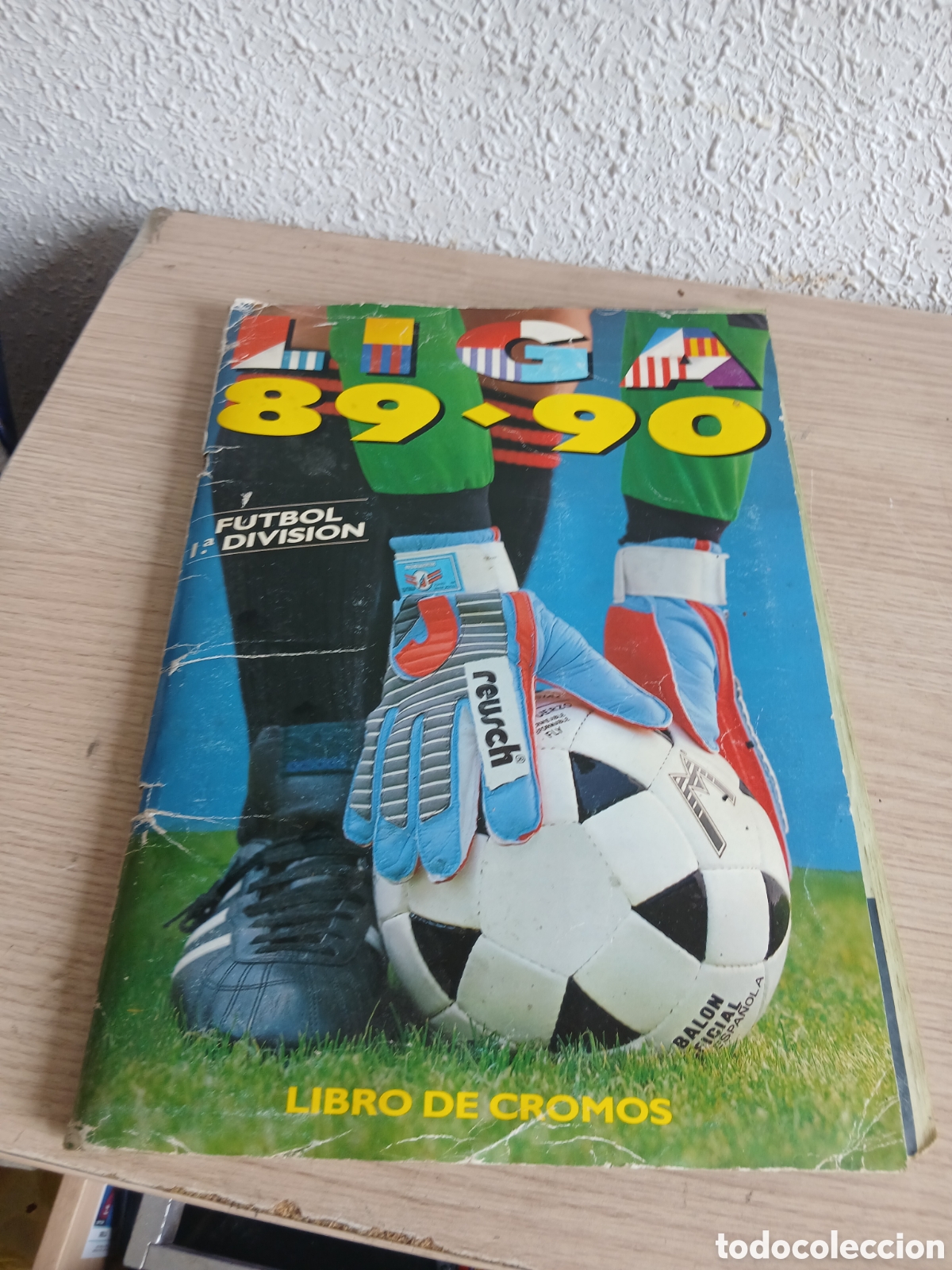 Coleccionismo deportivo: LIGA 89/90 CON 320 CROMOS,,VER FOTOS