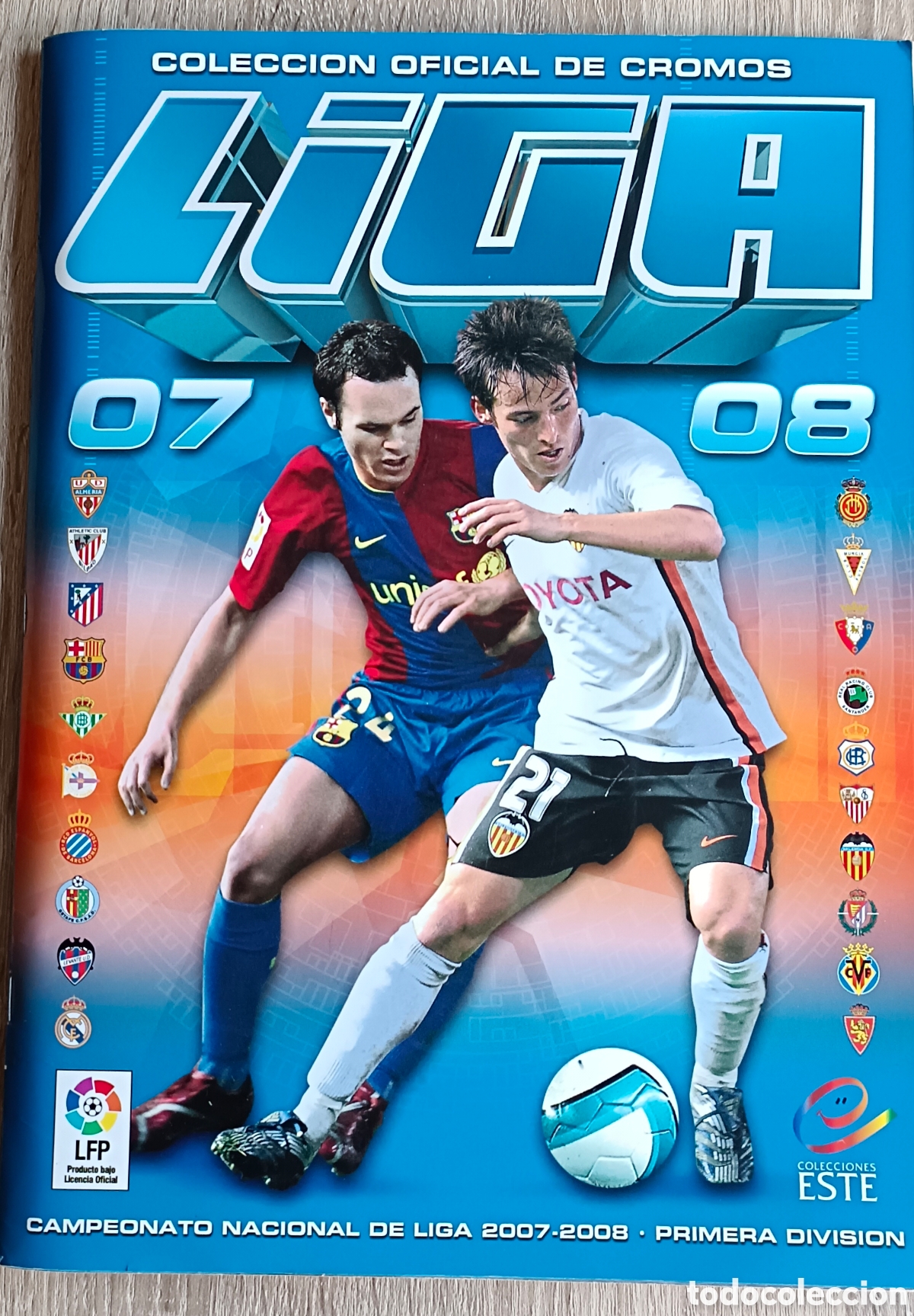 Coleccionismo deportivo: &Aacute;lbum de Panini temporada 07/08