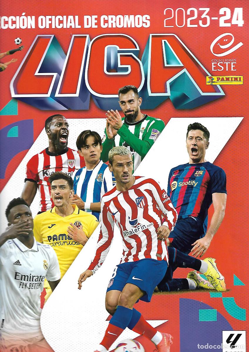 Coleccionismo deportivo: ALBUM DE LA LIGA ESTE 2023-24 CON MAS DE 300 CROMOS BUEN ESTADO