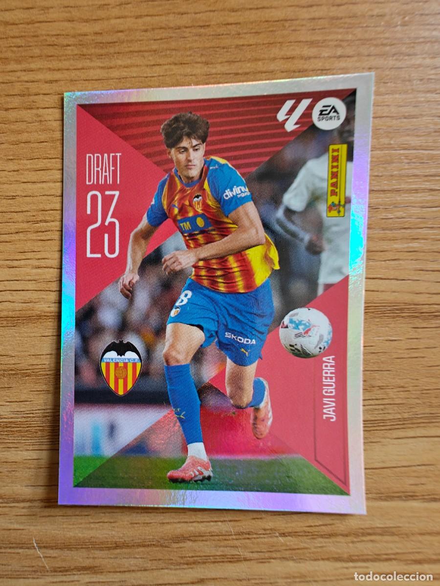 Coleccionismo deportivo: Javi Guerra 12 Liga Este 26 27 Valencia Draft 23 Sticker 2026 2027