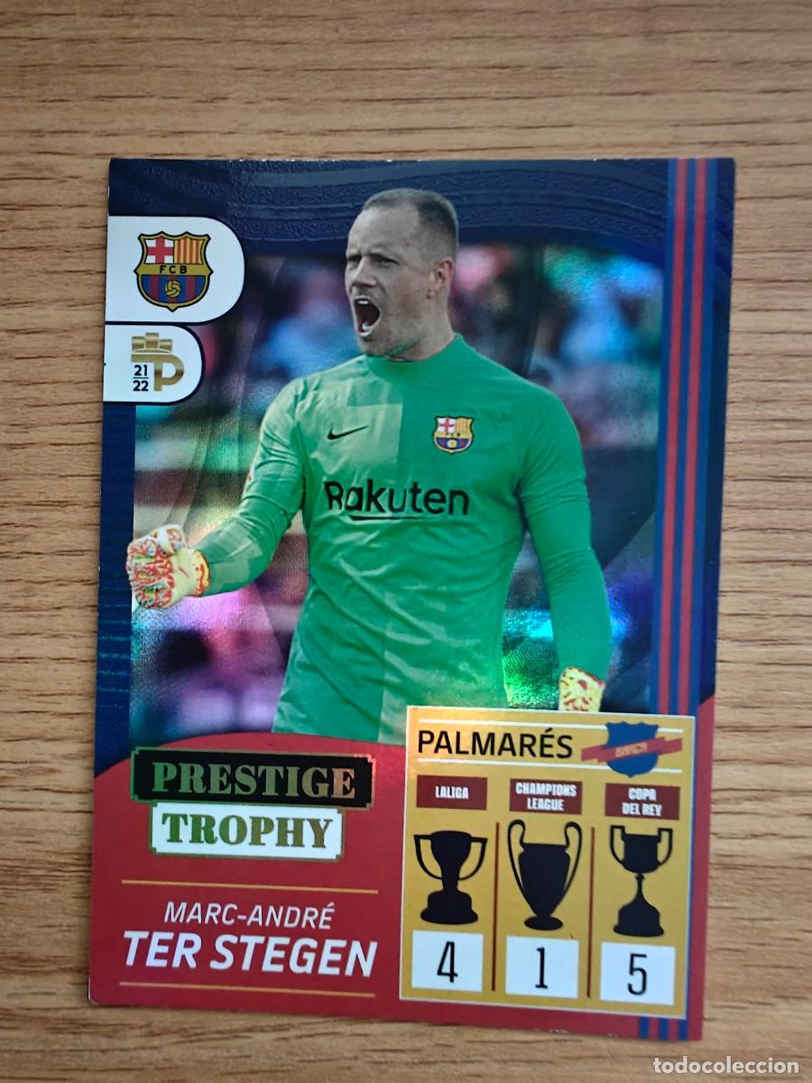 Coleccionismo deportivo: Ter Stegen 101 Podium 20 21 Prestige Thophy 25 FC Barcelona 2020 2021