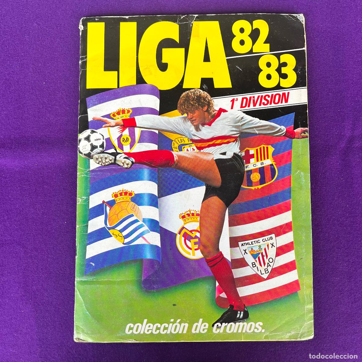 Coleccionismo deportivo: ALBUM DE FUTBOL. LIGA 82 83. 1&ordf; DIVISION. FALTAN 12 CROMOS.