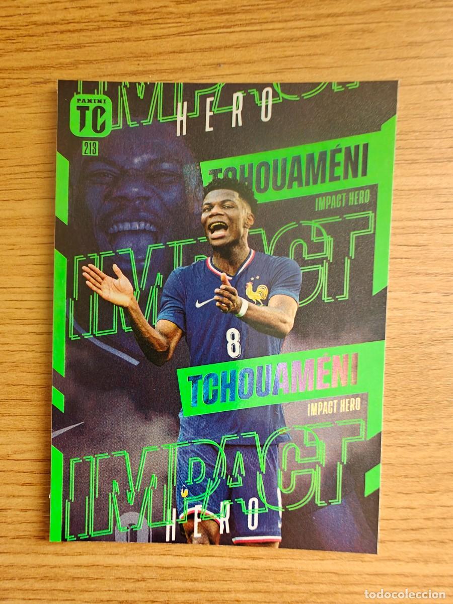 Coleccionismo deportivo: Aurelien Tchouam&eacute;ni 213 Top Class 24 25 Impact Hero Panini Francia 2024 2025