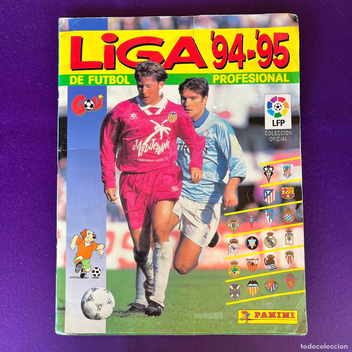 Coleccionismo deportivo: ALBUM DE CROMOS FUTBOL. CAMPEONATO DE LIGA 94/95. PANINI. INCOMPLETO. FALTAN 20.