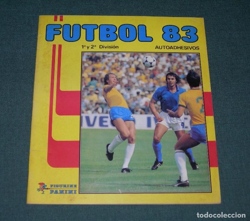 Coleccionismo deportivo: &Aacute;LBUM DE CROMOS VAC&Iacute;O PLANCHA F&Uacute;TBOL 83 - LIGA 1&ordf; Y 2&ordf; DIVISI&Oacute;N - EN GRAN ESTADO - FIGURINE PANINI -