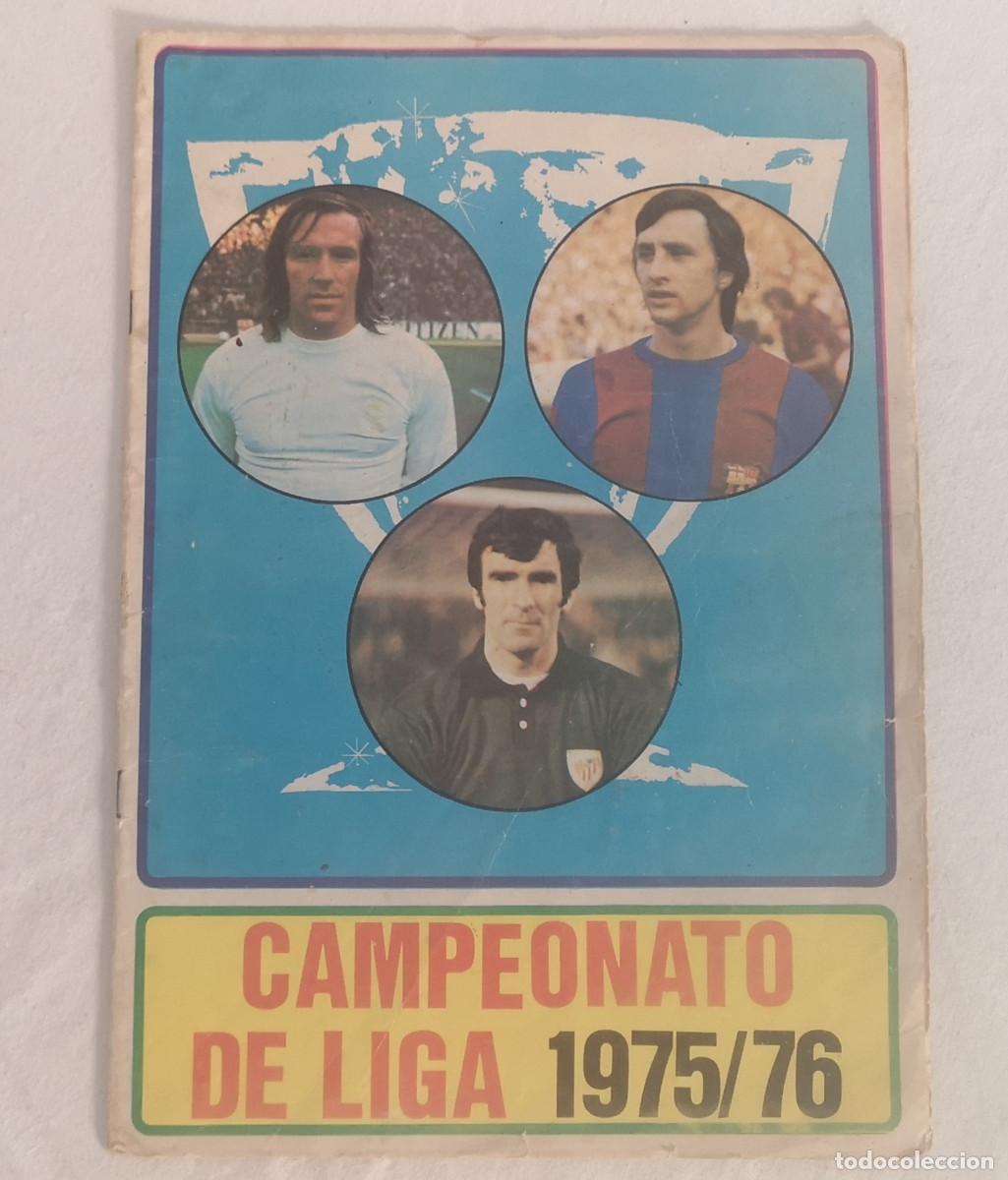 Coleccionismo deportivo: &Aacute;LBUM CROMOS F&Uacute;TBOL LIGA 75/76 FINI &iexcl;SIN USAR!