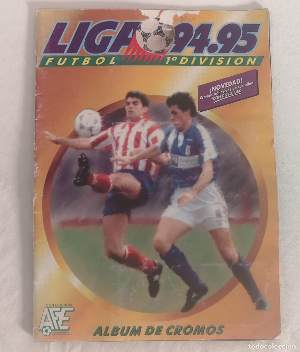 Coleccionismo deportivo: &Aacute;LBUM CROMOS F&Uacute;TBOL LIGA 94/95 ESTE (2) &iexcl;MUY COMPLETO!