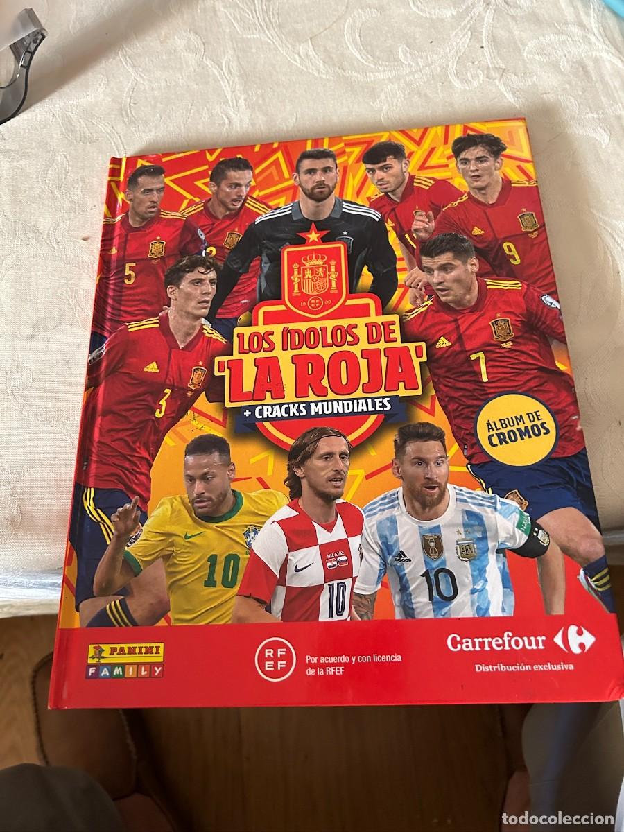 Coleccionismo deportivo: LOS IDOLOS DE LA ROJA CON MESSI