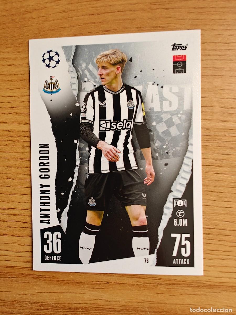 Coleccionismo deportivo: Anthony Gordon 78 Match Attax 25 26 Newcastle United 2025 2026