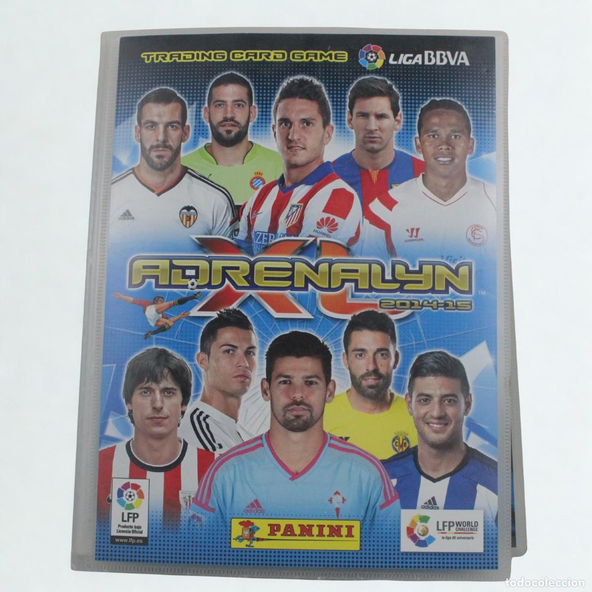 Coleccionismo deportivo: &Aacute;lbum Panini Adrenalyn XL Liga BBVA 2014-15 297 Cartas Messi Cristiano Neymar