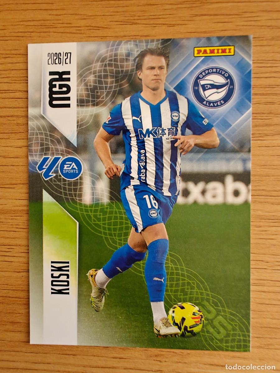 Coleccionismo deportivo: Koski 24 Panini Megacracks 2026 2027 Deportivo Alav&eacute;s 2026 2027