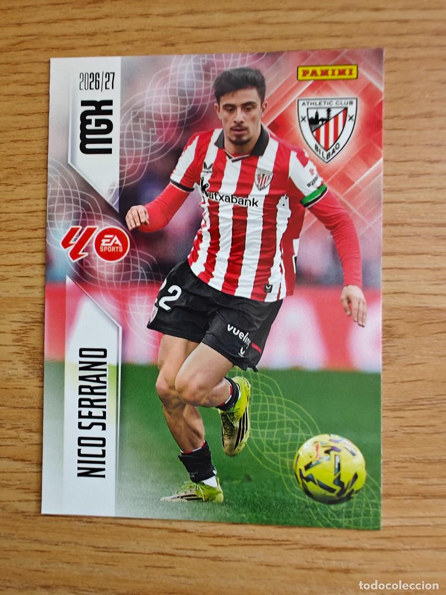Coleccionismo deportivo: Nico Serrano 49 Panini Megacracks 26 27 Athletic Club 2026 2027